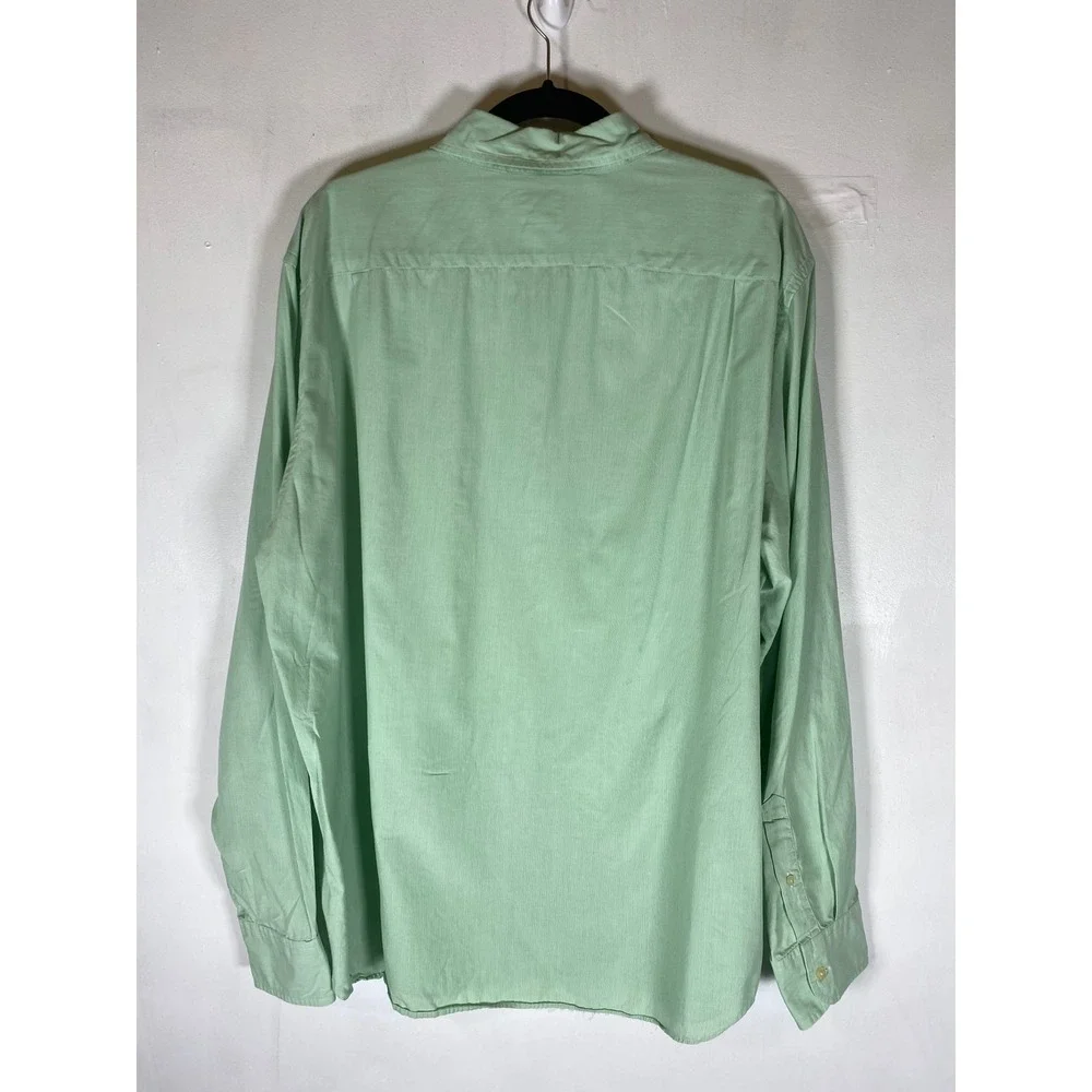 J.Crew XL Seafoam Green Oxford Button Down Shirt Cotton Preppy Casual